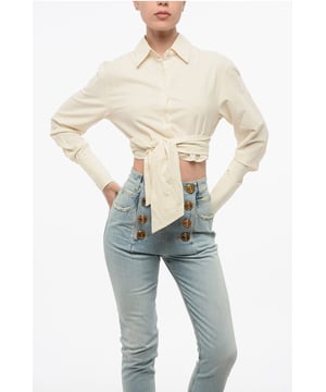 Otoño-Invierno, Beige, Botones, Mangas con botones, Mangas largas, Hecho en Italia, Cierre delantero, ENCANTO FRANCÉS, P692680
