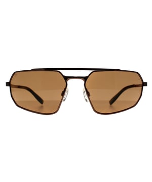 Serengeti Rectangle Mens Shiny Bronze Saturn Polarized Drivers Photochromic Hinkley zonnebril is ontworpen met een slanke en sportieve esthetiek, ideaal voor zowel buitenactiviteiten als casual wear. Het montuur is gemaakt van lichtgewicht, handgemaakt roestvrij staal dat duurzaamheid en comfort garandeert. Deze zonnebril heeft veerscharnieren en verstelbare neuskussentjes voor een veilige, persoonlijke pasvorm. De lenzen bieden geavanceerde optische technologieën, waaronder fotochromische eigenschappen die zich aanpassen aan wisselende lichtomstandigheden, Spectral Control om kleur en contrast te verbeteren en polarisatie om schittering te elimineren. Ze bieden 100% UVA- en UVB-bescherming en zijn voorzien van antikras en antireflecterende coatings, die zorgen voor een uitstekende visuele helderheid en minder vermoeide ogen. Het full-wrap ontwerp draagt bij aan de functionele aantrekkingskracht door bescherming te bieden tegen wind en perifeer licht.