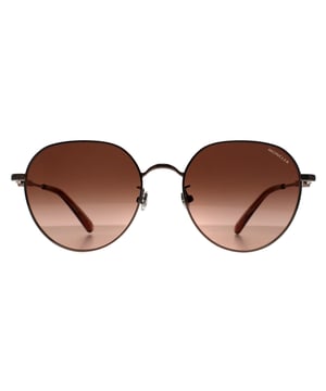 Moncler Round Unisex Shiny Light Bronze Brown Gradient ML0236-K zonnebril biedt een verfijnd vliegeniersilhouet met een high-fashion randje. Hij is gemaakt van lichtgewicht metaal en heeft een ontwerp met dubbele brug en subtiele merkopdrukken op de poten, waardoor de klassieke pilotenstijl wordt gecombineerd met de luxe uitstraling van Moncler. Deze zonnebril is ideaal voor wie op zoek is naar een mix van tijdloze elegantie en eigentijdse flair.
