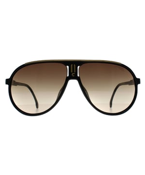 Carrera Aviator Unisex Black Brown Gradient Champion/N Sunglasses es un modelo impresionante de Carrera que es una de las gafas de sol más populares de todos los tiempos. David Beckham, Paris Hilton y otros famosos han sido vistos luciendo gafas de sol Carrera y el Champion es uno de los modelos que llevan. Es realmente un digno campeón con su impresionante versión de estilo retro de la clásica forma de piloto. Cuentan con la nueva lente Carrera Blue Mirror, que está siendo muy popular.