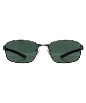 Ray-Ban Rectangle Unisex Gunmetal G-15 Green RB3413 Zonnebril is een slanke, rechthoekige unisex model gemaakt van een slanke metaalâ€,'kunststof legering frame dat zowel lichtgewicht comfort en een low-profile pasvorm biedt. Het biedt een uitstekende dekking en past goed bij verschillende gezichtsvormen en bereikt een eigentijdse maar tijdloze esthetiek, compleet met het kenmerkende Ray Ban logo op de lens en de slapen.