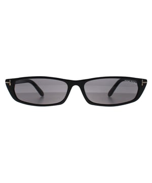 Las gafas de sol unisex Alejandro FT1058 Rectangle Shiny Black Grey de Tom Ford ofrecen un estilo elegante y masculino con un toque refinado. Con lÃneas limpias, artesanÃa de primera calidad y el icÃ³nico logo T, son una opciÃ³n sofisticada para el uso diario o para ocasiones especiales.