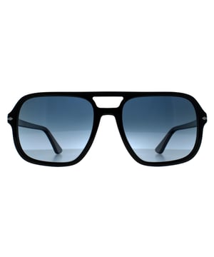Persol Aviator Mens Black Blue Gradient PO3328S  Sunglasses offer a sophisticated design with their angular frame and refined detailing. Combining durability with a chic, timeless look, these sunglasses are ideal for both casual and formal occasions.