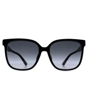Las gafas de sol Moschino Square Womens Black Pattern Dark Grey Gradient MOS134/F/S aportan un lujo atrevido a las gafas de diario. Con una montura negra brillante y un logotipo dorado repetido, estas gafas de sol cuadradas destilan sofisticación y estilo. Las lentes grises degradadas ofrecen un acabado elegante a la vez que proporcionan protección UV para un uso cómodo. Diseñadas con acetato de alta calidad, garantizan durabilidad sin renunciar a la elegancia. Eleva tu look con el estilo característico de Moschino, vanguardista y chic sin esfuerzo.