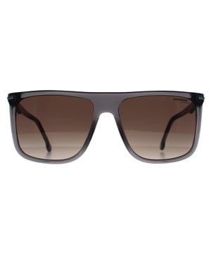 Las gafas de sol Carrera Rectangle Mens Crystal Grey Brown Gradient 278/S son un estilo rectangular masculino fabricado en poliamida ligera con un frontal de montura plana y patillas finas acabadas con el logotipo Carrera.