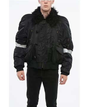 Otoño-Invierno, Negro, Piel ecológica, Botones, Cierre frontal, Mangas largas, Cierre de cremallera, Bolsillos, Forro acolchado, Pa: 100%, P694859