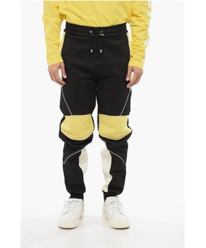 Otoño-Invierno, Blanco y negro, Amarillo, Cintura elástica, 4 bolsillos, Logotipo, Hecho en Italia, Bolsillo de ojal, Bolsillo de parche, Parte delantera plana, Cintura normal, ATHLEISURE, ENCANTO FRANCÉS, P692615