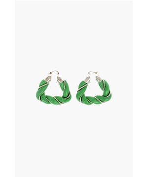 Herfst-winter, Groen, Gemaakt in Italië, Effen kleur, Leer, Logo, Zilver, P456974, Zilver: 925