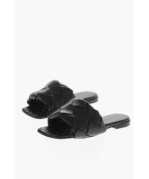 Primavera-Verano, Negro, Hecho en Italia, Piel, Suela de cuero, ESENCIALES DE VERANO, P641155