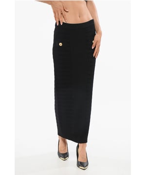 Otoño-Invierno, Negro, Aplicaciones, Estilo lápiz, Hecho en Italia, ENCANTO FRANCÉS, P692653