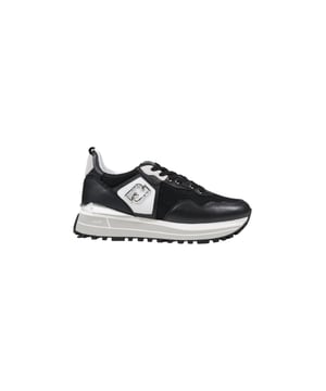 Brand: Liu Jo
  Gender: Women
  Type: Sneakers
  Season: Spring/Summer
  Color: black
  Fastening: laces
  Article code: BA5013 PX602
  Composition: 79% leather 21% polyester
Material: Leather and mesh upper rubber sole