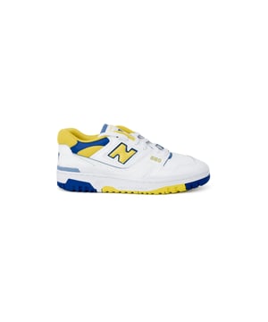 Sporty yellow sneakers from New Balance
  For women
  Faux leather lining
  Rubber sole
  Laces for easy fastening
  Size: 3.5 cm
  Perfect for spring and summer seasons
Material: Leather and suede upper rubber sole