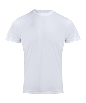 Heren t-shirt. Bemanningshals styling. Achterwand van gaas voor luchtstroom. Ontluchtingsgaten onder de arm. Pennenzakje op de linkermouw. Korte mouwen. 135gsm. Stof: 100% polyester. Wasvoorschriften: Huishoudelijk wassen op 40 graden. Herenborstomvang (inches): XS - 30, S - 34, M - 38, L - 42, XL - 46, 2XL - 50, 3XL - 54.