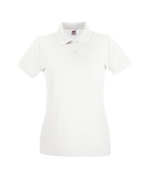 100% Katoen. Stof: Pique. Ontwerp: Eenvoudig. Manchet: Ribbel. Mouwtype: Korte mouwen. Halsuitsnijding: Omgeslagen kraag. Hem: Tweelingnaaldsteek. Placket met 2 knopen, uitgesneden label, zelfkleurige knopen, gevormde zijnaden, zijsplitten, getapete halsopening. Pasvorm: Damespasvorm. 170gsm. Duurzaamheid: Amfori, Better Cotton Initiative, BSCI, Fair Labor Association, Oeko-Tex Standaard 100 gecertificeerd.