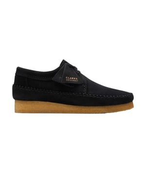Marke: Clarks. Obermaterial: Wildleder. Laufsohle: Krepp, Gummi. Ösen: 2. Absatz: Flach. niedrig geschnitten. Design: Logo, Genäht, Quaste. Zehenstil: Quadratisch. Zum Schnüren.