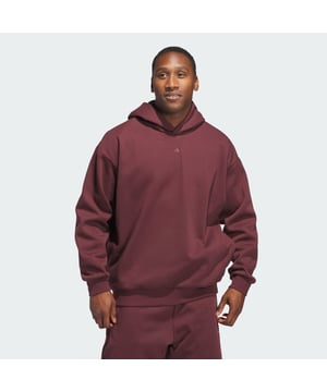 Play with passion in the adidas Basketball Fleece Hoody. This soft cotton and polyester knit pullover helps you bring your A-game whether you're on the court or cheering from the stands. The loose fit offers room through the shoulders for plenty of movement while ribbed cuffs keep you cosy. This sweatshirt was made using UNITEFIT — an all-gender fit system that was created with a spectrum of sizes, genders and forms in mind.By choosing recycled, adidas are able to reuse materials that have already been created, which helps to reduce waste. Renewable materials choices will help us to remove our reliance on finite resources. Our products made with a blend of recycled and renewable materials feature at least 70% total of these materials.  - Loose fit - Hood - 62% polyester (recycled), 38% cotton - Side seam pockets - Ribbed cuffs and hem - Graphic on back - Contains a minimum of 70% recycled and renewable content  Shipped by adidas