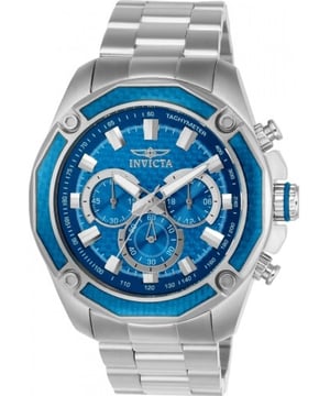 The Mens Aviator Watch IN-22804 from Invicta is a great example of why the Invicta range has become so popular. Suitable for most occasions/pursuits its hard to find a reason why the Mens Aviator Watch IN-22804 shouldn't be high up on your shopping list. The Mens Aviator Watch IN-22804 makes a wonderful gift.  Dimensions (cm): 15x12x16