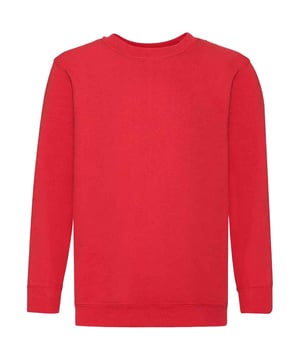 Materiaal: 80% katoen, 20% polyester Geribde kraag, manchetten en zoom van katoen / elasthaan. Jersey materiaal op de rug en hals. Dubble naad gestikt. Label kan uitgeknipt worden. Maat: 3-4 jaar - lengte 104 cm, borstomvang 22/24 inch, 5-6 jaar - lengte 116 cm, borstomvang 26-28 inch, 7-8 jaar - lengte 128 cm, borstomvang 30 inch, 9-11 jaar - lengte 140 cm, borstomvang 32 inch, 12-13 jaar - lengte 152 cm, borstomvang 34 inch, 14-15 jaar - lengte 164 cm, borstomvang 36 inch.