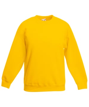 Katoen / Lycra® geribde ronde hals met zelfde kleur jersey tape. Geproduceerd met Belcoro®-garen voor een zachter gevoel en een schoner printproces. Stof: 80% katoen Belcoro®-garen, 20% polyester. Gewicht: Wit 260 gsm, Gekleurd 280 gsm Leeftijd Borstomvang (to fit) 3/4 - 26”, 5/6 - 28”, 7/8 - 30”, 9/11 - 32”, 12/13 - 34”, 14/15 - 36”.