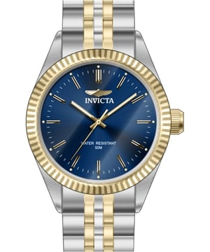 Das Invicta 49316 hat ein 43 millimeter Edelstahl gehäuse mit einem blauen Zifferblatt.
Dieses Modell wird von einem präzisen  Quarzuhrwerk angetrieben.
5 bar Wasserdichtigkeitszertifizierung.
Dieses Modell ist von der Invicta Specialty Kollektion.

2 Jahre Garantie.