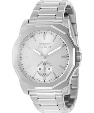 El Invicta 49326 tiene una caja de acero inoxidable de 42 millimetros con una esfera plata.
Esta modelo funciona con un movimiento de Cuarzo preciso.
Resistencia a la presión de aqua de 3 bares.
Este modelo es parte de la colección Invicta Speedway.

2 años de garantía Invicta.