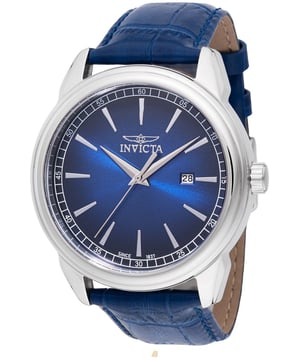 Das Invicta 47814 hat ein 43 millimeter Edelstahl gehäuse mit einem blauen Zifferblatt.
Dieses Modell wird von einem präzisen  Quarzuhrwerk angetrieben.
10 bar Wasserdichtigkeitszertifizierung.
Dieses Modell ist von der Invicta Celestial Kollektion.

2 Jahre Garantie.