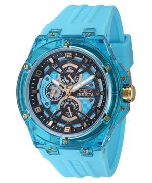 El Invicta 48804 tiene una caja de plastico de 46 millimetros con una esfera azul.
Esta modelo funciona con un movimiento de Cuarzo preciso.
Resistencia a la presión de aqua de 5 bares.
Este modelo es parte de la colección Invicta Racing.

2 años de garantía Invicta.