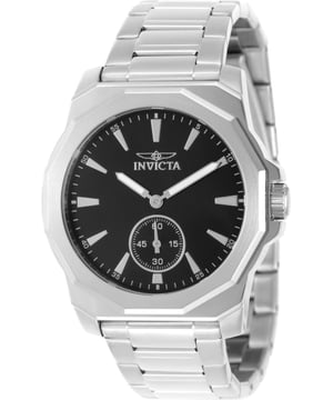 De Invicta 49325 heeft een roestvrijstalen horlogekast van 42 millimeter met een zwarte wijzerplaat.
Dit model wordt aangedreven door een accuraat Quartz uurwerk.
3 bar waterdicht.
Dit model is onderdeel van de Invicta Speedway collectie.

Inclusief 2 jaar garantie.