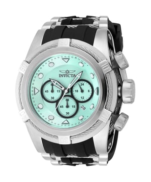 El Invicta 48407 tiene una caja de acero inoxidable de 53 millimetros con una esfera azul.
Esta modelo funciona con un movimiento de Cuarzo preciso.
Resistencia a la presión de aqua de 10 bares.
Este modelo es parte de la colección Invicta Bolt - Zeus.

2 años de garantía Invicta.