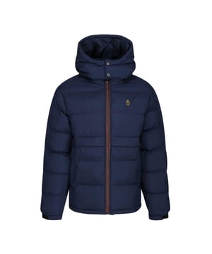 100% Polyester. Voering: Gevoerd. Stof: Middengewicht. Vulling: 260gsm. Buitenkant: 210gsm. Voering: 85gsm. Ontwerp: Geborduurd logo, Gewatteerd. Stoftechnologie: Isolerend, Douchebestendig, Winddicht. Kinbeschermer, gewatteerd. Halslijn: Kap, staande kraag. Mouwtype: Met lange mouwen. Kenmerken van de kap: Afneembare kap. Zakken: 2 zijzakken, rits, 1 binnenzak, 1 binnenzak, met gaas gevoerd. Bevestiging: Contrasterende ritssluiting. Warmte Beoordeling: 5. Zoom: Knevelversteller. L: 42 in. XXL: 46 in.