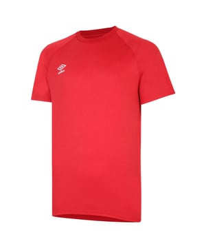 100% Polyester. Fabric: Knitted. Design: Logo. Neckline: Crew Neck. Sleeve-Type: Raglan, Short-Sleeved. Articulated Sleeve, Reflective Piping. Fit: Regular.