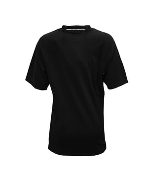 100% Polyester. Fabric: Knitted. Design: Logo. Neckline: Crew Neck. Sleeve-Type: Raglan, Short-Sleeved. Articulated Sleeve, Reflective Piping. Fit: Regular.