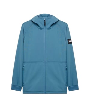 92% polyester, 8% elastaan. Stof: Gelamineerd, Poolstof. Ontwerp: Logo, Patch, Effen. Stoftechnologie: Anti-Pilling, Duurzaam Waterafstotend, Lichtgewicht. Halslijn: Met capuchon. Geïsoleerd. Mouwtype: Lange mouwen, Raglan. Manchet: Ribbel. Capuchon Kenmerken: 3-delig, Verstelbaar, Trekkoord, Aan te naaien. Sluiting: Volledige rits. Onderkant: Verstelbaar, Trekkoord. M: 40 inch. L: 44 inch. XL: 48 inch. XXL: 52 inch. 3XL: 56 inch.