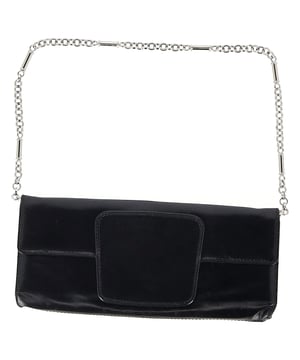 VINTAGE, RRP AS NEW
 Sleek and versatile, the **Balenciaga Flap Clutch Bag with Chain Strap** in black leather offers a minimalist silhouette with maximum impact. Crafted from smooth leather and finished with a subtle logo detail, it transitions effortlessly from day to night. **Style tip:** Carry it crossbody with a blazer and jeans for daytime polish, or detach the chain and wear it as a clutch for an elegant evening look.

Balenciaga Flap Clutch Bag with Chain Strap in Black Leather

Condition: Excellent
Signs of wear: No retail tag, No visible sign of wear., 
Packaging: None
Color: Black
Material: Leather | leather
Size: One Size | One Size
Measurements: Width: 20; Height: 150; Length: 330
SKU: NAPPUGBBA534110W