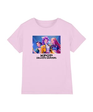 100% Ringspun Cotton. Fabric: Midweight, Pre-Shrunk, Weave. Characters: Huntr/X. Design: Logo, Photograph. Neckline: Crew Neck, Ribbed. Sleeve-Type: Short-Sleeved. Hem: Straight. Fabric Technology: Breathable, Fade Resistant. Tagless. 100% Officially Licensed. Fit: Regular. 3-4 Years: 27 in. 9-11 Years: 36 in. 5-6 Years: 29 in. 12-13 Years: 39 in. 7-8 Years: 32 in.