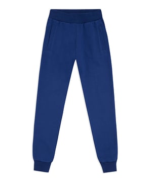 Varsity is a key theme of all collections dedicated to children. Billionaire couldn't overlook this trend. These cotton fleece pants feature an embroidered emblem sewn on the back. Two slit pockets. Ribbed cuffs and bottom hem.