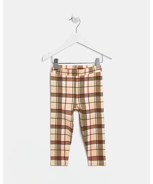 Check, Tartan print, Elasticated waist