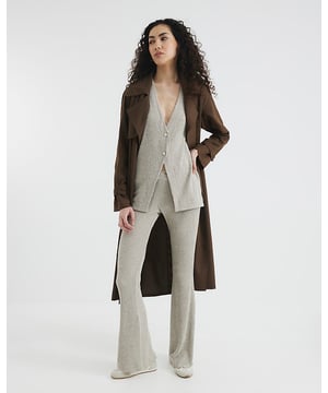Set of 2, Waistcoat, V neck, Ribbed detail, Buttoned fastening, Sleeveless, Trousers, Elasticated waistband