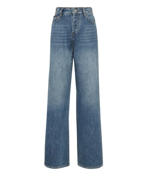 Style and originality come together in the 5 pocket denim pants, featuring a basic fit and unique details. Find out more.                                                                Denim   Used wash   Embroidery at the right rear pocket   Leather label at the back   Single metal button   Fit: Skater