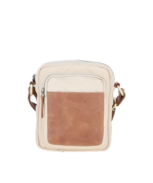 Crafted for style and functionality, this premium canvas and leather crossbody bag is the perfect companion for everyday essentials, offering a sleek yet durable design with ample storage while maintaining a compact and lightweight feel. Measuring 17 cm in length, 7.5 cm in width, and 21 cm in height, it features three external pockets and two internal pockets for effortless organization. Made from durable canvas with genuine leather accents, it exudes a classic, sophisticated look, making it ideal for daily use, travel, or casual outings. The adjustable 59 cm strap ensures a comfortable and customizable fit.