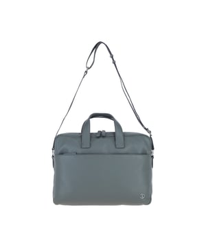 The Brampton Leather Laptop Bag combines style and functionality, crafted from 100% genuine leather for modern professionals. It features a padded laptop compartment, two external zip pockets, an external slip-in pocket, seven internal slip-in pockets, and an internal zip pocket for valuables. Equipped with a sturdy top handle and adjustable shoulder strap, this sleek and durable bag is perfect for commuting and business travel, gaining character with use. Dimensions: (L) 39.5 cm x (H) 30 cm x (W) 8.5 cm, with a strap length of 63.5 cm (longest) and 36 cm (shortest).