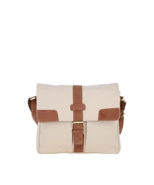 This premium leather and canvas crossbody bag combines style, durability, and functionality, making it the perfect everyday companion. Designed for convenience, it features multiple compartments to keep essentials organized while maintaining a sleek, sophisticated look. Measuring 35 cm in length, 8 cm in width, and 30 cm in height, it includes a spacious main compartment with three internal pockets, three external pockets for quick access, and a secure magnetic closure for effortless yet reliable fastening. The adjustable 48 cm strap ensures a comfortable and customizable fit. Crafted from durable canvas with genuine leather accents, this bag offers both practicality and elegance.