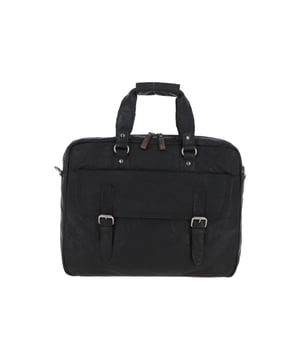 A modern, stylish and well–organised laptop work bag for any function (Work, College, Business). Fully lined with two external pockets on the front and rear of the bag. This work bag is ideal for securely storing a 15.6 inch laptop in the attached padded sleeve. The work bag has been segregated very well to help you keep organised as there are internal sections for your everyday essentials. Made exclusively from British hides. Product Features: Ashwood Leather,100% Genuine leather, Work, travel, business bag, ideal for a 15.6 inch laptop, Zip fastening, Easy grip carry handle with magnetic clasp, Adjustable and detachable shoulder strap with leather trim, Front external pocket, Additional external rear zip, Internal padded laptop sleeve ( fits up to 15.6 inch laptop), Internal zip pocket, Internal leather trimmed stationery and phone organiser, Ashwood Heritage logo. Dimensions: (L) 41 cm x (W) 7 cm x (H) 31 cm.