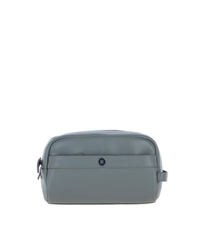 The Brampton Leather Washbag is a stylish and practical accessory crafted from 100% genuine leather, perfect for organising grooming essentials during travel or daily use. Featuring a spacious main compartment, an external zip pocket for secure storage, and four internal slip pockets, this wash bag combines functionality with elegance. Its water-resistant lining and compact, durable design make it ideal for effortless storage and transportation of toiletries. Dimensions: (L) 27 cm x (H) 16 cm x (W) 10 cm.