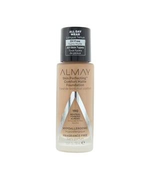 Almay Skin Perfecting Comfort Matte Foundation is a lightweight, long-wearing liquid foundation that delivers smooth, natural-looking coverage with a comfortable matte finish. Formulated with Almay’s signature Skin Perfecting technology, this foundation helps even out skin tone, blur imperfections, and reduce shine, while remaining breathable and gentle on sensitive skin.

Ideal for normal to oily skin types, this oil-free formula is infused with skin-loving ingredients like prebiotics, anti-oxidants, and vitamin E to help nourish and protect the skin throughout the day. 

Dermatologist-tested, hypoallergenic, and fragrance-free, this foundation is designed to enhance your natural beauty without irritation, making it a perfect choice for everyday wear.

How to Apply:

Start with clean, moisturised skin.

Shake the bottle well before use.

Apply a small amount to the back of your hand and use a brush, sponge, or fingertips to blend onto your face, starting from the centre and working outward.

Build coverage as needed, focusing on areas with redness or uneven tone.

For best results, set with a translucent powder if desired and reapply as necessary throughout the day.