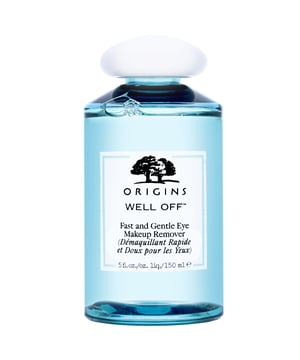 Discover the Origins Well Off Fast and Gentle Eye Makeup Remover, specially formulated for sensitive skin. This 150ml eye cleanser effectively dissolves makeup while being gentle on the delicate eye area. It removes impurities without leaving any residue, ensuring a clean and refreshed feel. Suitable for vegans, this makeup remover is crafted with high-quality plant, earth, and sea-based ingredients, avoiding harsh chemicals like parabens and sulfates. Easy to use: apply with a cotton ball in a sweeping motion over your eyelids for a soothing cleanse.