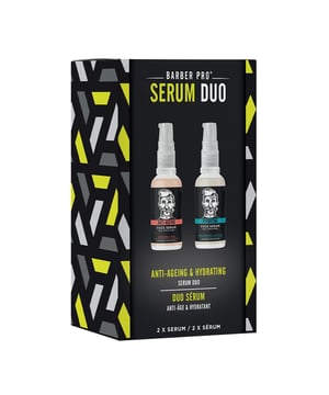 Elevate your skincare routine with the BARBER PRO Vegan Serum Duo, the ideal gift for those seeking bright, smooth, and supple skin. This luxurious duo features 100% plant-based ingredients for a transformative experience. Perfect for special occasions, it includes the BARBER PRO Anti-Ageing Face Serum and Hydrating Face Serum, both enriched with natural ingredients like Vitamin C, Blueberry, Yuzu Citrus, and Sea Buckthorn. Treat yourself or a loved one to this vegan skincare luxury, certified by The Vegan Society, and enjoy deeply nourished skin.