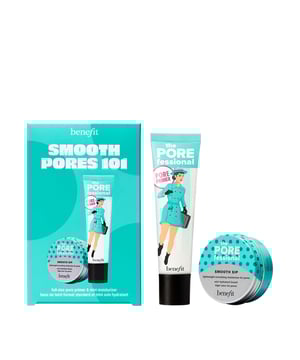 Discover the secret to flawless skin with the Benefit Smooth Pores 101 Gift Set. This luxurious set includes the best-selling POREfessional Smoothing Face Primer and the POREfessional Smooth Sip Lightweight Moisturiser. The POREfessional primer instantly minimizes the appearance of pores and fine lines, creating a silky-smooth canvas for makeup. Meanwhile, the Smooth Sip moisturiser delivers hydration for up to 12 hours, ensuring your skin looks radiant all day. Perfect for women seeking a flawless finish, this set is a must-have for your beauty routine.