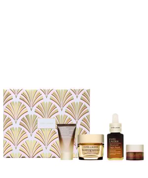 Discover the Estée Lauder Advanced Night Repair Gift Set, a luxurious skincare collection designed for radiant and youthful skin. This set includes: 50ml Advanced Night Repair Synchronized Multi-Recovery Complex, 30ml Advanced Night Cleansing Gelée, 15ml Revitalizing Supreme+ Youth Power Creme, and 5ml Advanced Night Repair Eye Supercharged Gel-Creme. Each product works synergistically to combat signs of aging, enhance skin's radiance, and protect against environmental stressors. Perfect for a complete nighttime routine, this set is ideal for women seeking to elevate their skincare regimen.