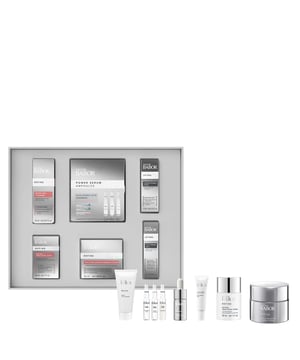 Discover the BABOR Doctor Babor Iconic 6 Skin Renewal Collection, a premium skincare set designed to rejuvenate and transform your skin. This collection includes six high-performance products: the Triple Pro-Retinol Renewal Cream (50ml) for enhanced texture and elasticity, Detox Lipo Cleanser (20ml) for deep pore cleansing, and POWER SERUM AMPOULES featuring Hyaluronic Acid, Ceramide, and Beta-Glucan (3x2ml) for instant hydration. The Eye Cream Day (7ml) offers firming and moisturizing benefits, while the Retinol Smoothing Toner (30ml) balances and refines your complexion. Finally, the Comfort Vitamin C Serum (10ml) brightens and evens skin tone. Experience visible results and radiant skin with this expertly curated collection.